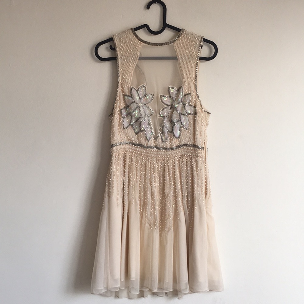 UO Kimchi Blue Beaded Sequin Mini Dress